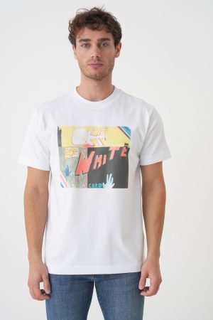 Off-White Graphic Logo Print T-Shirt