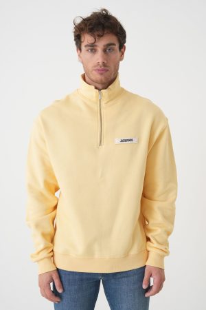 Jacquemus 'The Gross Grain' Half-Zip Sweater