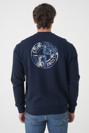 Stone Island 'Compass' Print Sweater 6100665