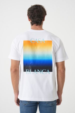 Casablanca Gradient Logo Print T-Shirt