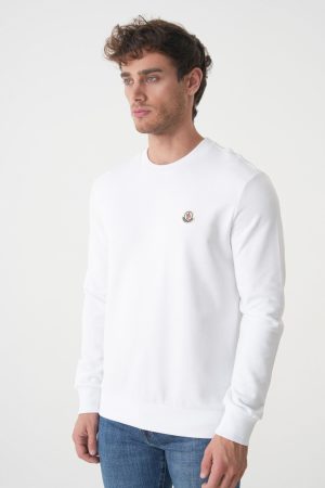 Moncler Logo Patch Crewneck Sweater Sweater