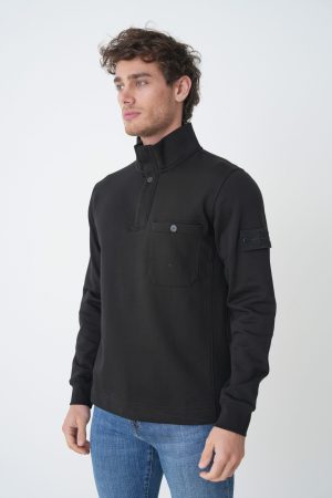 Stone Island 'Ghost Half-Button' Sweater