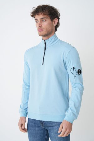 C.P. Company 'Sleeve Pocket' Light Half-Zip Sweater
