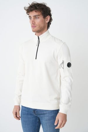 C.P. Company 'Sleeve Pocket' Light Half-Zip Sweater