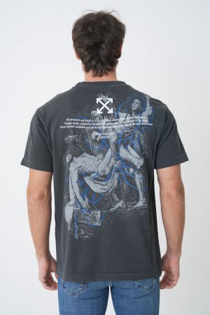 Off-White Faded Graphic Print T-Shirt