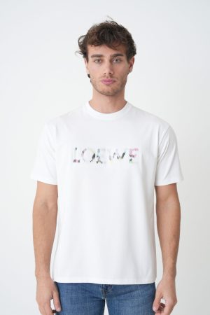 Loewe Logo Embroidered T-Shirt
