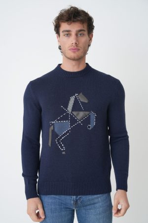 Hermes 'Cheval Tangram' Crewneck Trui
