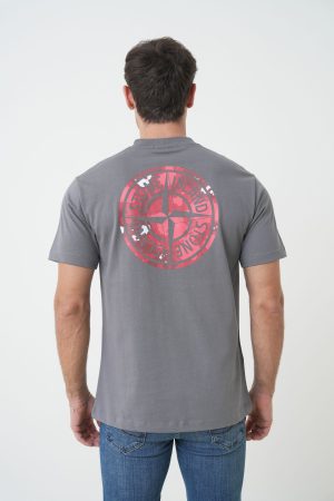 Stone Island 'Compass' Print T-Shirt