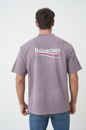 Balenciaga 'Political Campaign' Washed-Out Effect T-Shirt