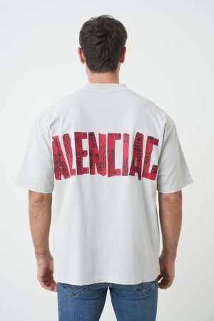 Balenciaga 'Security Tape' Logo Print T-Shirt