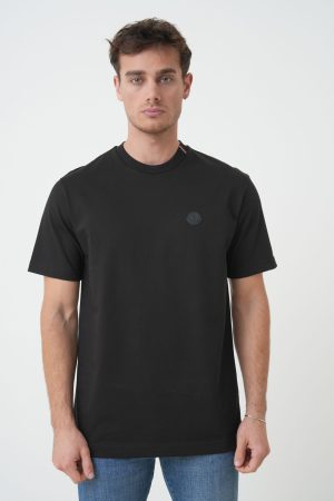 Moncler 'Tricolour Embroidery Detail' T-Shirt