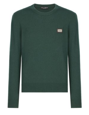 Dolce & Gabbana Gebreide Sweater met logo label