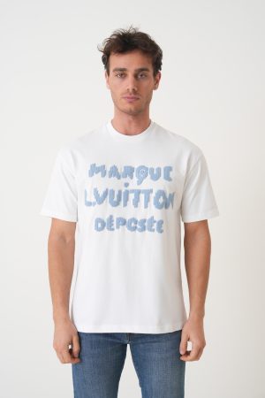Louis Vuitton 'Embroidered Signature ' T-Shirt