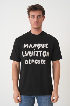 Louis Vuitton 'Embroidered Signature ' T-Shirt
