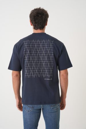 Stone Island 'Multiaxial Sashiko' Embroidery T-Shirt