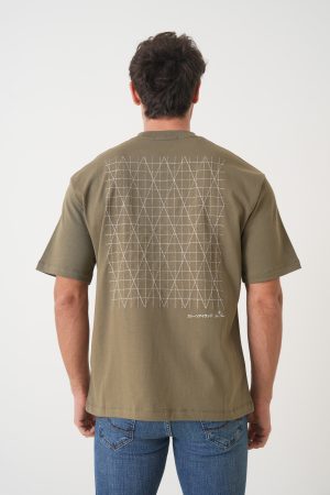 Stone Island 'Multiaxial Sashiko' Embroidery T-Shirt