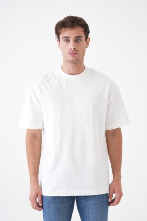 Ami Paris Logo Embroidered T-Shirt