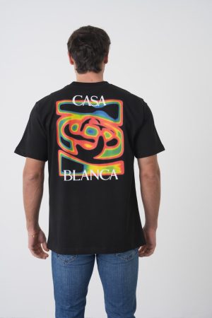 Casablanca 'Heat Map' Logo Print T-Shirt