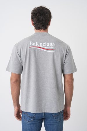 Balenciaga 'Political Campaign' Embroidered T-Shirt