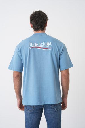 Balenciaga 'Political Campaign' Embroidered T-Shirt