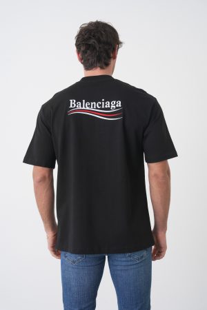 Balenciaga 'Political Campaign' Embroidered T-Shirt