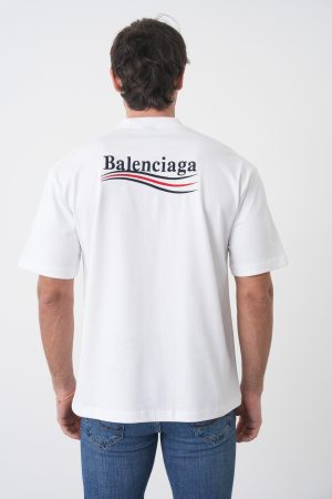 Balenciaga 'Political Campaign' Embroidered T-Shirt