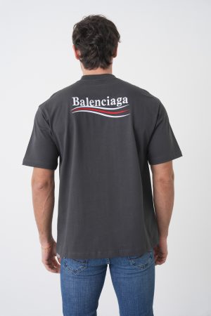 Balenciaga 'Political Campaign' Embroidered T-Shirt