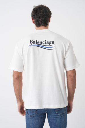 Balenciaga 'Political Campaign' Embroidered T-Shirt