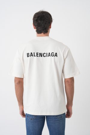 Balenciaga Logo Embroidered T-Shirt