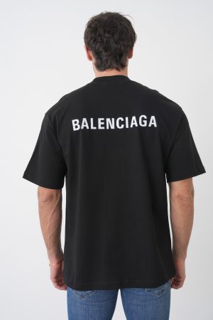 Balenciaga Logo Embroidered T-Shirt
