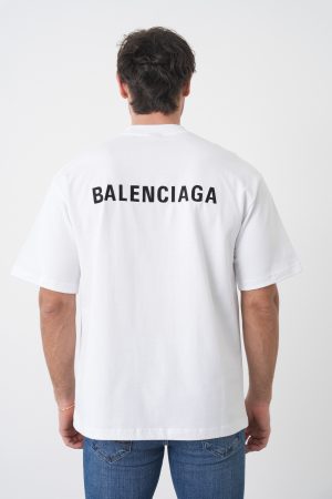 Balenciaga Logo Embroidered T-Shirt