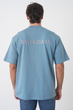 Balenciaga Logo Embroidered T-Shirt