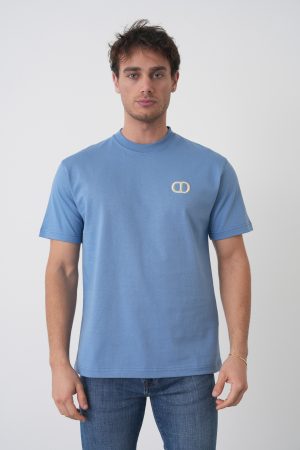 Christian Dior 'CD Icon' Logo Embroidered T-Shirt