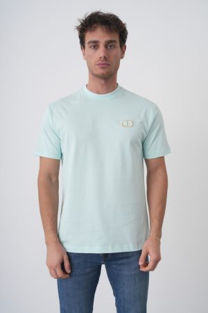 Christian Dior 'CD Icon' Logo Embroidered T-Shirt