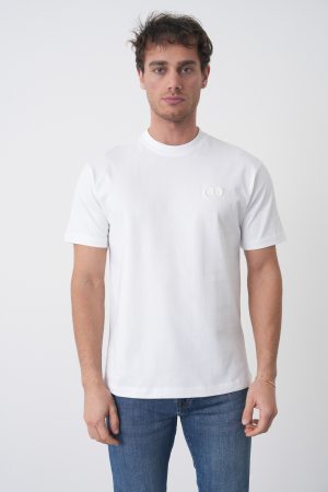 Christian Dior 'CD Icon' Logo Embroidered T-Shirt