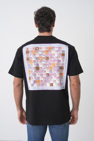Louis Vuitton 'Damier Check' Motif Print T-Shirt