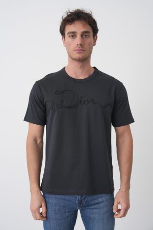 Christian Dior Ribbon Embroidered T-Shirt