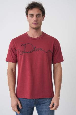 Christian Dior Ribbon Embroidered T-Shirt