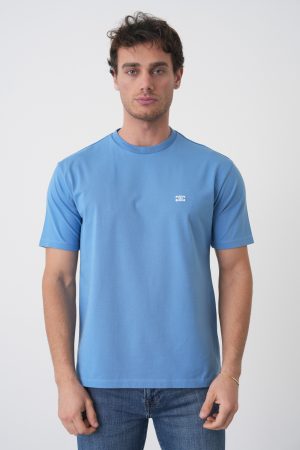 Celine 'Triomphe' Logo Embroidered T-Shirt