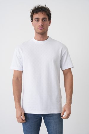 Louis Vuitton 'Damier Cotton Pique' Signature T-Shirt