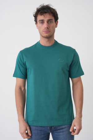 Gucci 'Interlocking G' Embroidered T-Shirt
