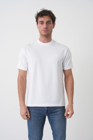 Gucci 'Interlocking G' Embroidered T-Shirt