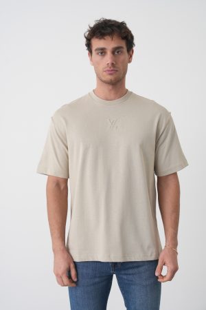 Louis Vuitton 'Embossed LV Logo' T-Shirt