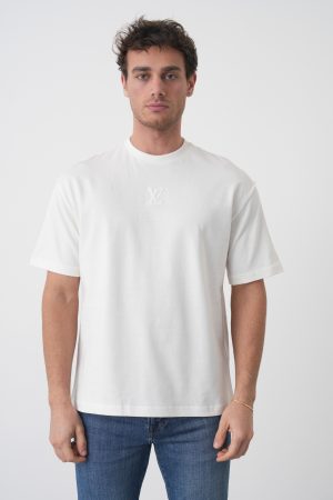 Louis Vuitton 'Embossed LV Logo' T-Shirt