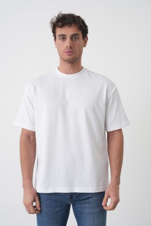 Louis Vuitton 'Embossed LV Logo' T-Shirt