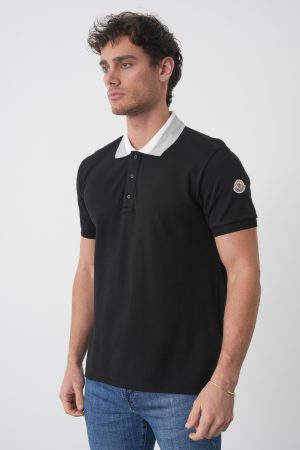 Moncler Logo Patch Polo Shirt
