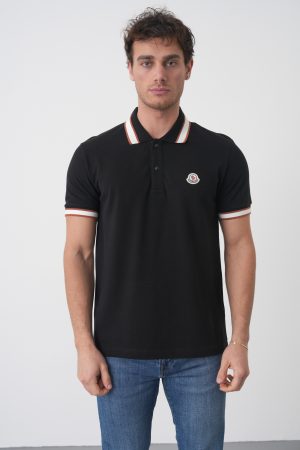 Moncler Logo Patch Polo Shirt