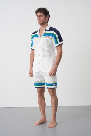 Casablanca 'Tennis Crochet' Zomerset