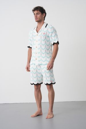 Casablanca 'Tennis Crochet' Zomerset