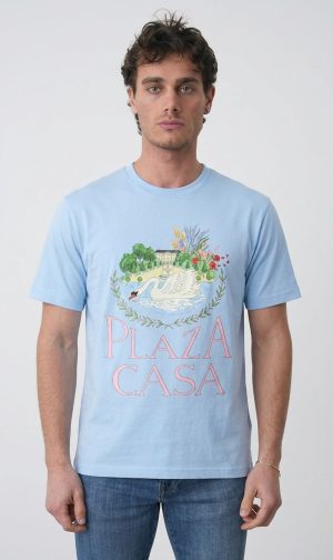 Casablanca 'Plaza Casa' Print T-Shirt